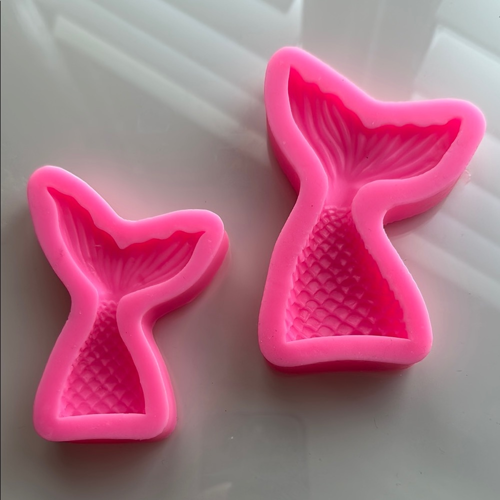 Pink Mermaid Tail Silicone Molds